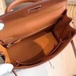De Camp Dechainee Toile Replica Designer Hermes Kelly 28cm Limited Edition - Image 6