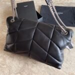 PUFFER SMALL BAG IN QUILTED SUEDE - Image 6