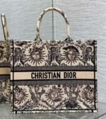 Dior Large Book Tote Bag Replica in Beige Toile de Jouy Soleil Embroidery - Image 5