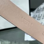 Chanel Red Patent Leather CC Logo Belt - Image 5