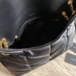 PUFFER SMALL BAG IN QUILTED SUEDE - Image 8