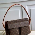 Louis Vuitton Vintage Monogram Canvas Large Shoulder Bag