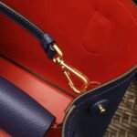 Blue Prada Double Medium Tote Bag Replica - Image 2
