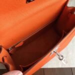 Orange Epsom Replica Hermes Kelly Sellier 28cm Bright Handbag - Image 6