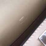 Hermes Grey Swift Top Replica Designer Kelly Pochette Soft Purse - Image 6