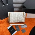 Replica Saint Laurent Puffer Small Chain Bag White Lambskin - Image 5