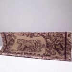 Dior Large Book Tote Bag Fake in Bordeaux Toile de Jouy Embroidery - Image 3