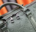 Louis Vuitton Taurillon Leather Keepall Bandouliere 50 In Borneo Green - Image 8