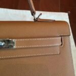 Brown Epsom Knockoff Hermes Kelly 32cm Sellier Classic Purse - Image 2