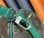 Louis Vuitton Monogram Macassar Canvas Keepall Bandouliere 50 In Borneo Green - Image 8