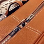 Brown AAA Fake Hermes Victoria II 35cm Bag - Image 6