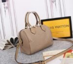 Louis Vuitton Monogram Empreinte Leather Speedy Bandouliere 25 Handbag In Tourterelle Gray - Image 2