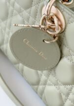 Dior Lady D-Joy Medium Bag Knockoff in Ethereal Green Cannage Lambskin - Image 8
