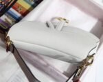 Dior Saddle Bag Replica in White Grained Calfskin - Image 4