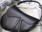 Dior Saddle Bag Replica in Black Soft Calfskin - Image 3
