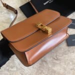 Fake Saint Laurent Le Carre Satchel Bag Brown - Image 8