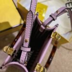 Top Quality Knockoff Fendi Mini Sunshine Shopper Bag In Lilas Leather - Image 7