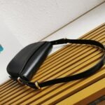 Prada Arque Shoulder Bag with Flap Replica in Black - Image 7