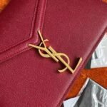 Replica Saint Laurent Cassandra Medium Chain Bag Red - Image 3