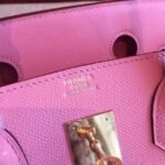 Pink Shade Replica Luxury Hermes Birkin 35cm Bag - Image 2