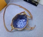 Louis Vuitton LV By The Pool Monogram Tiles Canvas Nano Noe Bag In Lagoon Blue - Image 9
