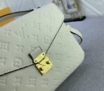 LV Monogram Empreinte Leather Metis In Cream M46552 - Image 7