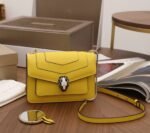 Replica Bvlgari Serpenti Forever Small Crossbody Bag Yellow Calfskin - Image 5