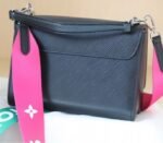 Louis Vuitton Epi Leather Twist MM Handbag In Black With Gradient Strap - Image 8