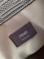 Top Quality Replica Fendi Sunshine Medium Tote Bag In Green FF Fabric - Image 4