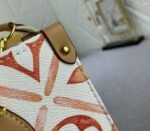 Louis Vuitton LV By The Pool Monogram Tiles Canvas Onthego PM Tote In Coral - Image 6