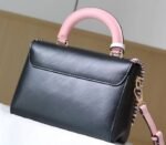 Louis Vuitton Epi Leather Twist MM Bag In Black With Braided Edges Flap - Image 6