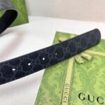 Square G reversible leather belt - Image 3