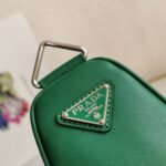 Prada Triangle Shoulder Bag Knockoff in Green - Image 7