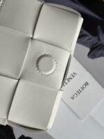 Top Quality Imitation Bottega Veneta Candy Cassette Bag In White - Image 3