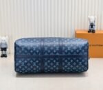 LV Monogram Shadow Keepall Bandouliere 50 In Navy River Blue - Image 4