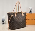 Louis Vuitton Monogram Canvas Neverfull MM Tote In Beige - Image 2
