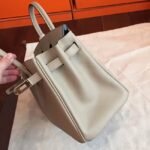 Top-Tier Grey Hermes Birkin 25cm AAA Replica - Image 8