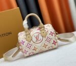 Louis Vuitton LV By The Pool Monogram Tiles Canvas Speedy Bandouliere 20 Bag In Coral - Image 3