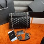 Replica Saint Laurent LouLou Medium Chain Bag Noir - Image 11