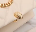 Knockoff Bvlgari Serpenti Cabochon Medium Bag White Calfskin - Image 7
