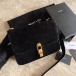 Fake Saint Laurent Le Carre Satchel Bag Black - Image 6