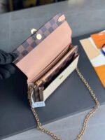 Vavin Chain Wallet NM Damier with Leather - Image 3