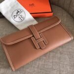 Brown knockoff Hermes Jige Elan 29 clutch bag
