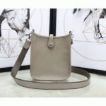 Grey Evelyne II TPM Bag Replica 1:1 Hermes Mini Shoulder Tote - Image 7