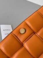 Top Quality Faux Bottega Veneta Padded Cassette Bag In Orange - Image 9