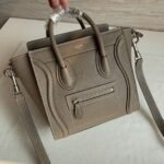 Celine Nano Luggage Tote Bag Fake in Souris - Image 3