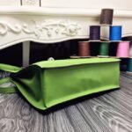 Green Swift Leather Top Replica Hermes Kelly Danse Convertible Bag - Image 8