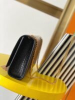 Replica Saint Laurent Kate Medium Tassel Bag Black Crocodile-embossed Leather - Image 6