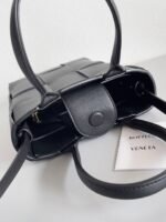 Fake Bottega Veneta Cassette Mini Tote Bag Black - Image 9