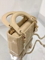 Dior Lady Dior Mini Chain Bag Knockoff in Aesthetic Beige - Image 5